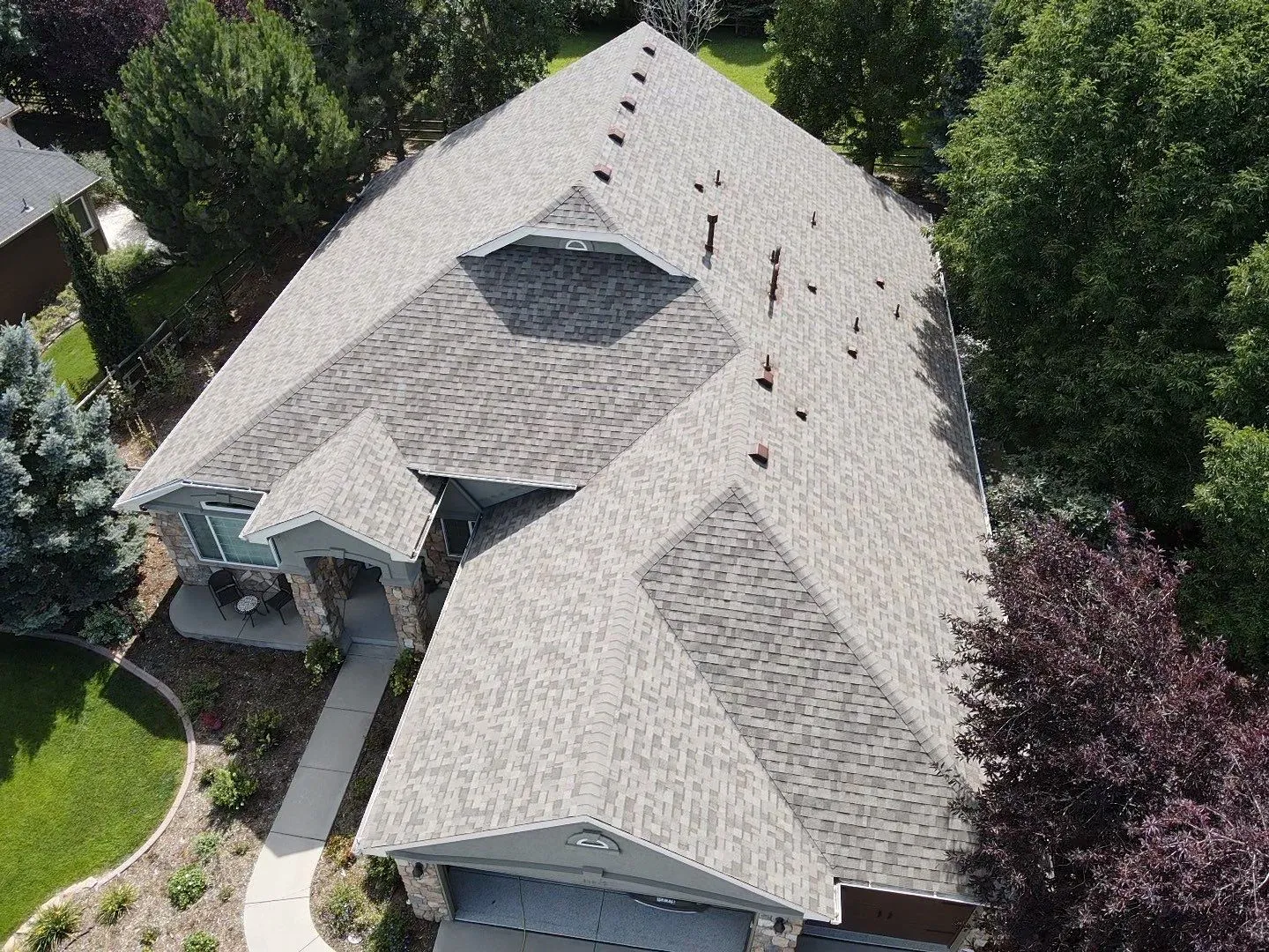 Roof installation detail